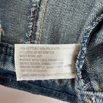 Ava & Viv  Dark Medium Blue Classic Wash Cropped Denim Jean Jacket Size X Photo 7