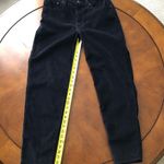 Levi's Levi’s Woman’s Corduroy High Waisted Mom Jeans Black Size 30 X 30/ New Photo 4