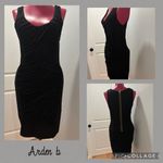 Arden B  Black bodycon Textured Midi Dress M Photo 1