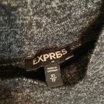 EXPRESS Gray Turtleneck Bell Sleeved Swing Dress Photo 4