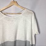 Free People  We the Free Gray & Ivory Midnight Colorblock High Low T-Shirt XS Photo 6