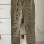 ALC Frank A.L.C. Kingsley High-Waist Lace-Up Skinny Pants Photo 2
