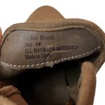 Seven7 Soho Ankle Boot Tan Brown Vegan Leather Slip On Booties Size 6 Photo 9