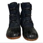 Roffe Vintage Black Low Removable Fur Lined Winter Rain Duck Boots Size 7 Photo 5