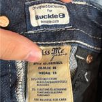 Miss Me  buckle beaded embroidered straight leg Y2K 2000s blue jeans 28x33.5 NWT Photo 11