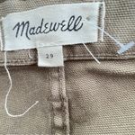 Madewell  The Curvy Emmett Wide-Leg Crop Pant Welt Pocket Khaki 29 NWOT Photo 10