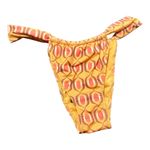 ZARA Pumpkin Inverted Bikini Set with Criss-Cross Straps and Thong Bottom Photo 5