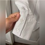 Evil eye 🧿 button down shirt NWT White Size M Photo 5