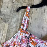 Cato 22/24W Multicolored Floral & Polka Dot 1 Arm Short Sleeve 1 Arm No … Photo 2