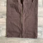 ZARA straight fit brown button up jeans Photo 1
