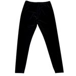 Eileen Fisher  Size S Black Velvet Pull On Pants Leggings Elastic Waist Minimal Photo 1