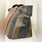 Fendi Pequin Vintage Coated Nylon Canvas Bag Photo 3