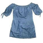 Bebe ✨ Off Shoulder Front Button Denim Dress✨ Photo 5
