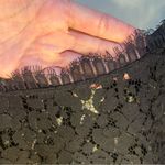 Anthropologie Weston Wear Black Sheer Lace Top 3/4 Sleeve Small Whimsigoth Photo 10