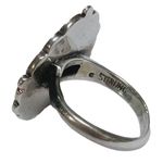 Sterling Silver Vtg Zuni  KACHINA? Inlay Crushed Turquoise Coral Women’s Ring 7.5 Photo 1