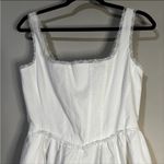 WAYF  Selene Lace Trim Stretch Cotton Midi Dress Size XS Photo 3