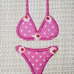 Vintage 90s Beach Summer Applique Purse Tan Photo 8