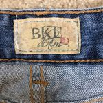 BKE Denim Women’s Rolled Cut Off Raw Hem Medium Wash Denim Shorts Photo 7
