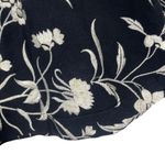 Betsey Johnson New York Women's Black Silver Floral Embroidered Skirt Size S Photo 1