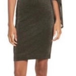 Ted Baker NWT London Monyca Glitter One Sleeve Knee Length Dress 0 (XXS) Black Photo 0