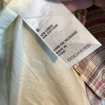 Dockers  Plaid Jacket Short Sleeve Size Small Linen Blend Lined Photo 5