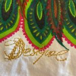 Desigual  Skirt Pull On White Bold Bright Medallions Floral SMALL Photo 1