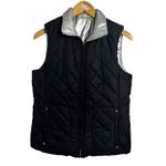 Lauren Ralph Lauren Reversible Vest Women M Black Silver Preppy Outdoor Capsule Size M Photo 1