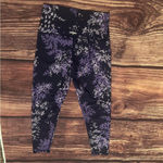 Aerie Women’s  Ankle Leggings Floral Purple Size M Photo 5