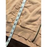 Young Fabulous and Broke Young Fabulous Broke Women's L Zip Up Hoodie Peach Pink Crop Sweatshirt Photo 11