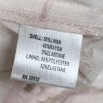 Antonio Melani Pink Floral One Shoulder Jumpsuit Belted Linen Blend Size 0 New Photo 8