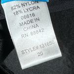 Swimsuits For All Black Tie Sides Tankini Swimsuit Aquabelle Size 20 GUC #1262 Photo 6