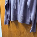 Lululemon Double Knit Sweater Long Sleeve Pullover Hoodie Dusky Lavender Purple Photo 5