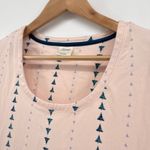 Soma Embraceable Sleepshirt Tree Stripe Porcelain Large 3/4 Sleeve Scoop Neck Photo 3