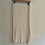 Free People FP Beach Veda Ribbed Knit Sweater Skirt Set Cream White Size XS Photo 1