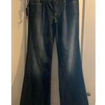 Buffalo David Bitton  Dark Wash Winona Mid Rise Wide Leg Stretch Jeans Women's 30 Photo 1