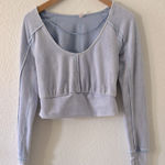 FREE PEOPLE Movement Long sleeve Blue Size XS Photo 0