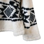 Lucky Brand Womens XLarge Geo Print Faux Fur Zip Jacket NEW Photo 6