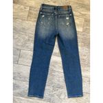 Judy Blue  Denim Jeans size 0 / 24 Straight Leg JB88438‎ Rainbow Gay Pride Boho Photo 3