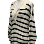 Natural Reflections 100% Cotton Fisherman's Sweater Johnny Collar Size L Photo 4