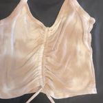 Unlisted Tan and white rutched crop top. Brand new never worn Photo 1