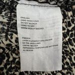 Sophie Rue  Shirt Womens Large Brown‎ Cheetah Animal Square Neck Cropped Edgy Photo 9