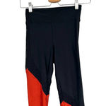 Koral Venus High-Rise Colorblock Mesh Performance Sprint Leggings Black Red S Photo 3
