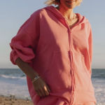 Daily Drills  Pink Hoodie Jacket Photo 0