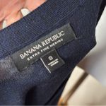 Banana Republic Navy Extra Fine Merino Wool Crewneck Sweater Photo 5