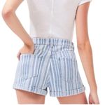 PacSun  Mom Short Striped Jean Shorts Photo 3