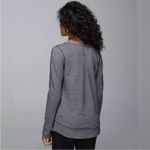 Lululemon Exhalation Pullover Heathered Grey / Black size 4 Photo 15