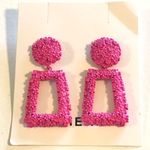 SheIn Pink Rectangle Earrings Photo 0