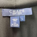 CHAPS  Women's Malibu A-Line Midi Dress Black Sleeveless V-Neck Halter  Large NWT Photo 1