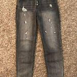 Ivy and Main  button high waist distressed skinny jeans Photo 0