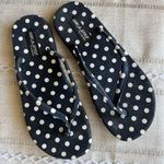 Surf Style ⚪️⚫️Adorable Polka Dot Flip Flop Thongs Sandals⚫️⚪️ ~6 Photo 0